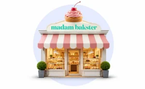 In de winkel van Madam Bakster